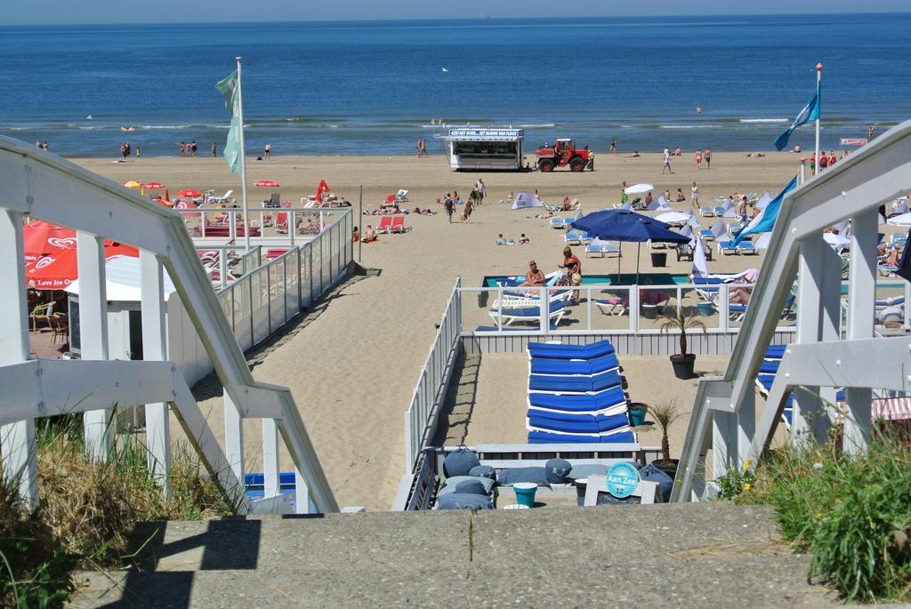 Strandzicht Zandvoort Oda fotoğraf